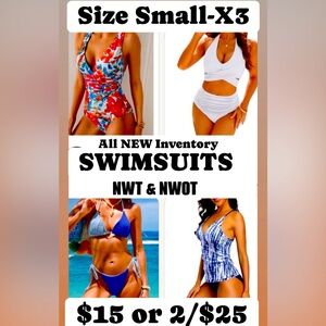 Swimsuits Sale $15  or 2/$25  - 3/$30 NWT & NWOT